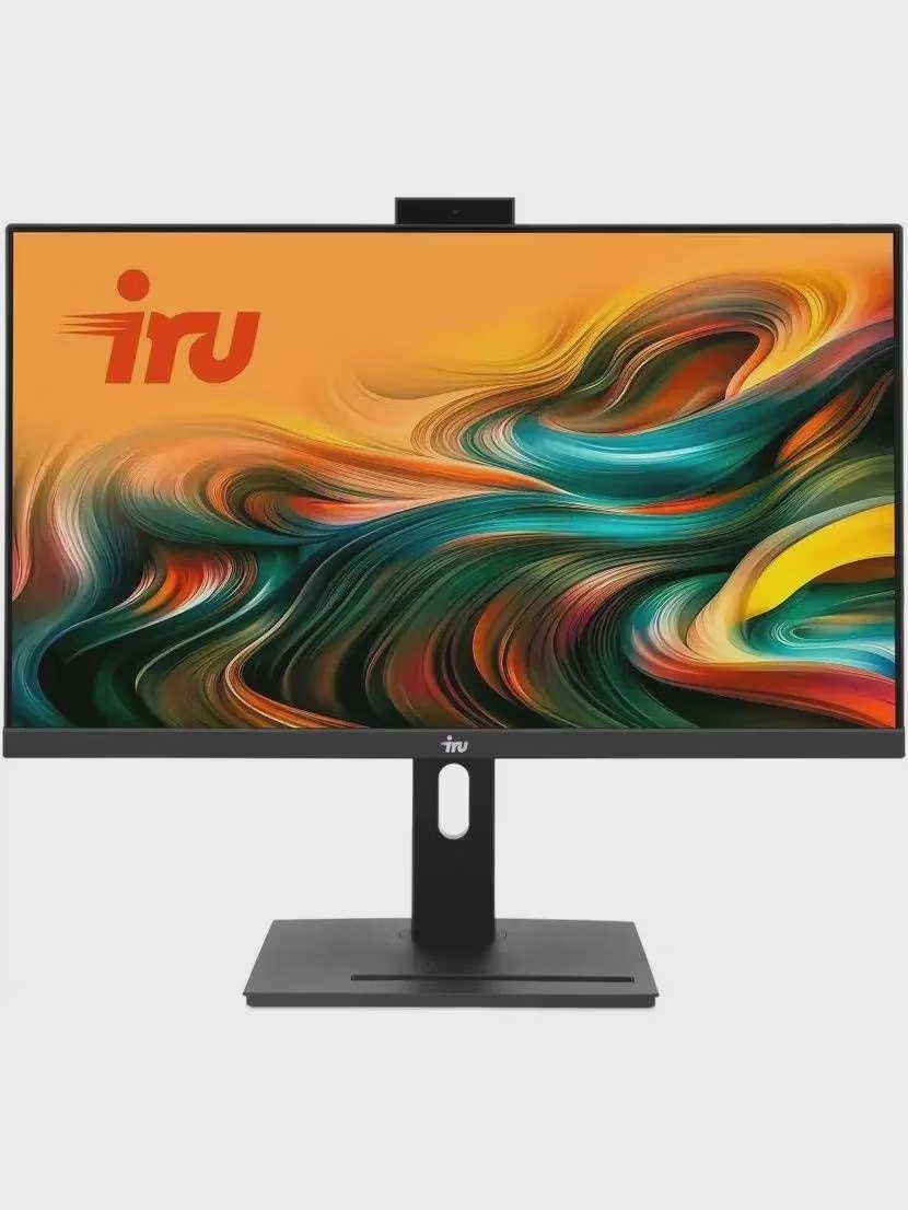 Моноблок IRU 23IM-2156262-Win11P 23.8" Full HD i5 12450H (2) 16Gb SSD512Gb UHDG GbitEth WiFi BT 90W Cam черный 1920x1080