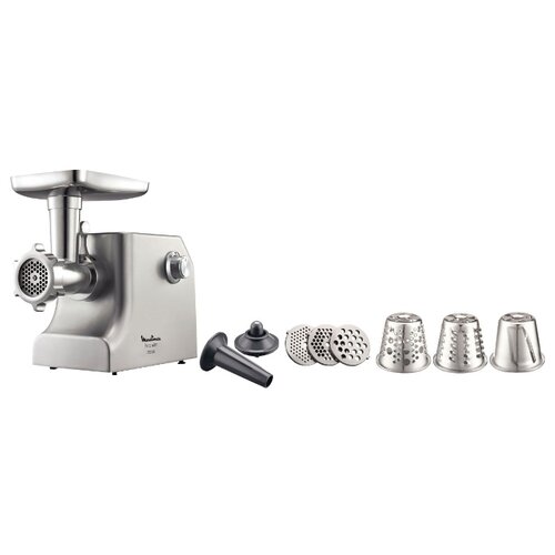 Мясорубка Moulinex ME858D32 2100Вт серебристый