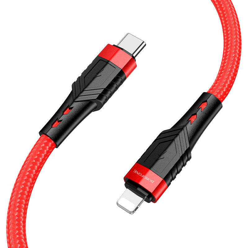 Дата-кабель BOROFONE BU35 iP Influence Lightning, 1м (чёрный)
