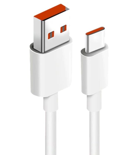 Дата-кабель Xiaomi 6A Type-C Fast Charging 1m (белый)