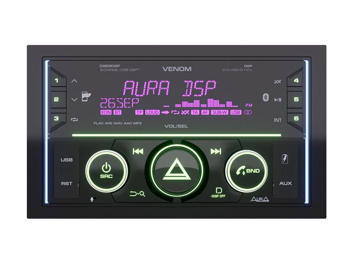 Автомагнитола Aura Venom-D868DSP