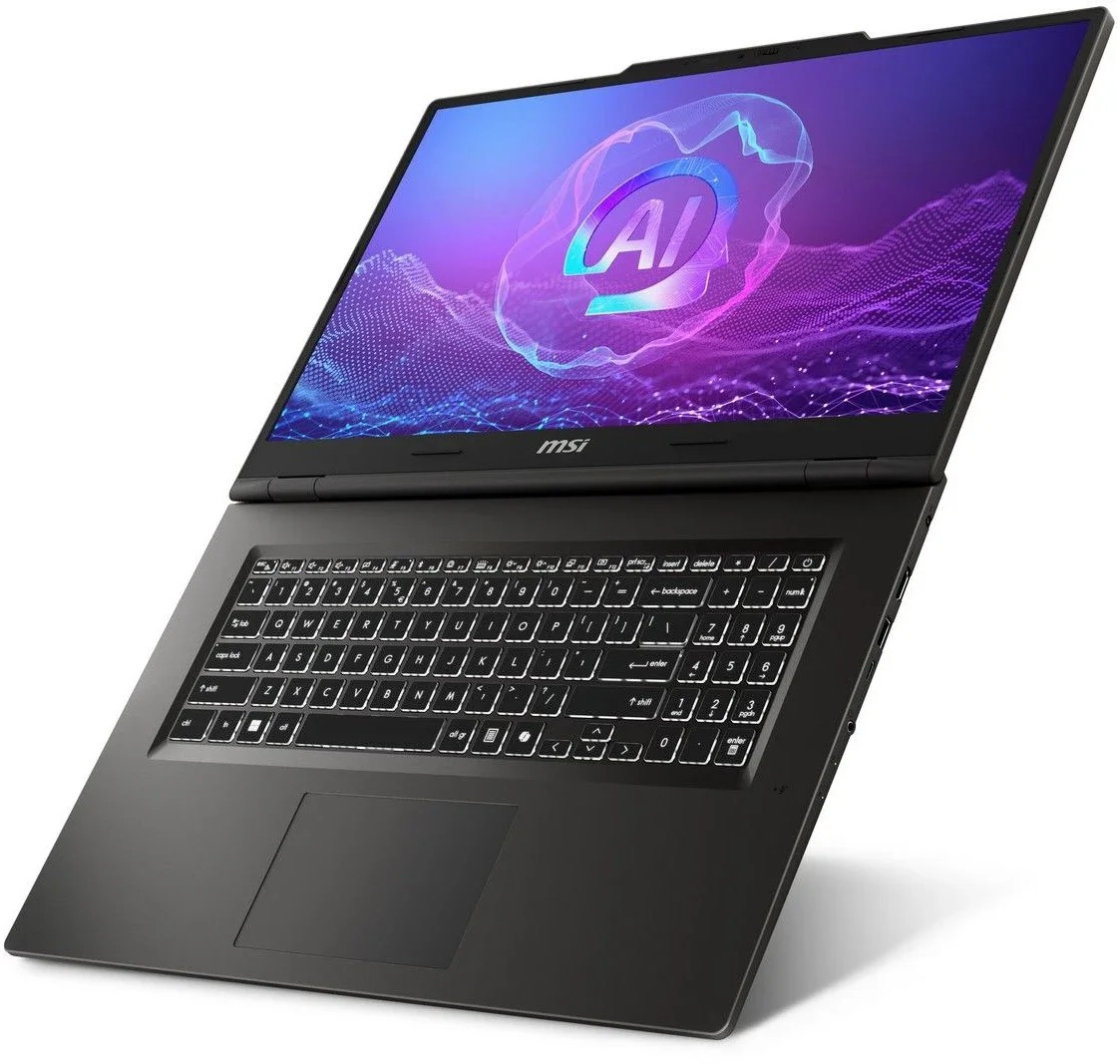 Ноутбук MSI VenturePro 17 AI A2HVEG-029XRU (9S7-17U111-029) Intel Core Ultra 5 225H, 16Gb, SSD512Gb, RTX4050 6Gb, 17.3", IPS, FHD, 1920x1080, 144Hz, NoOS, Solid Gray