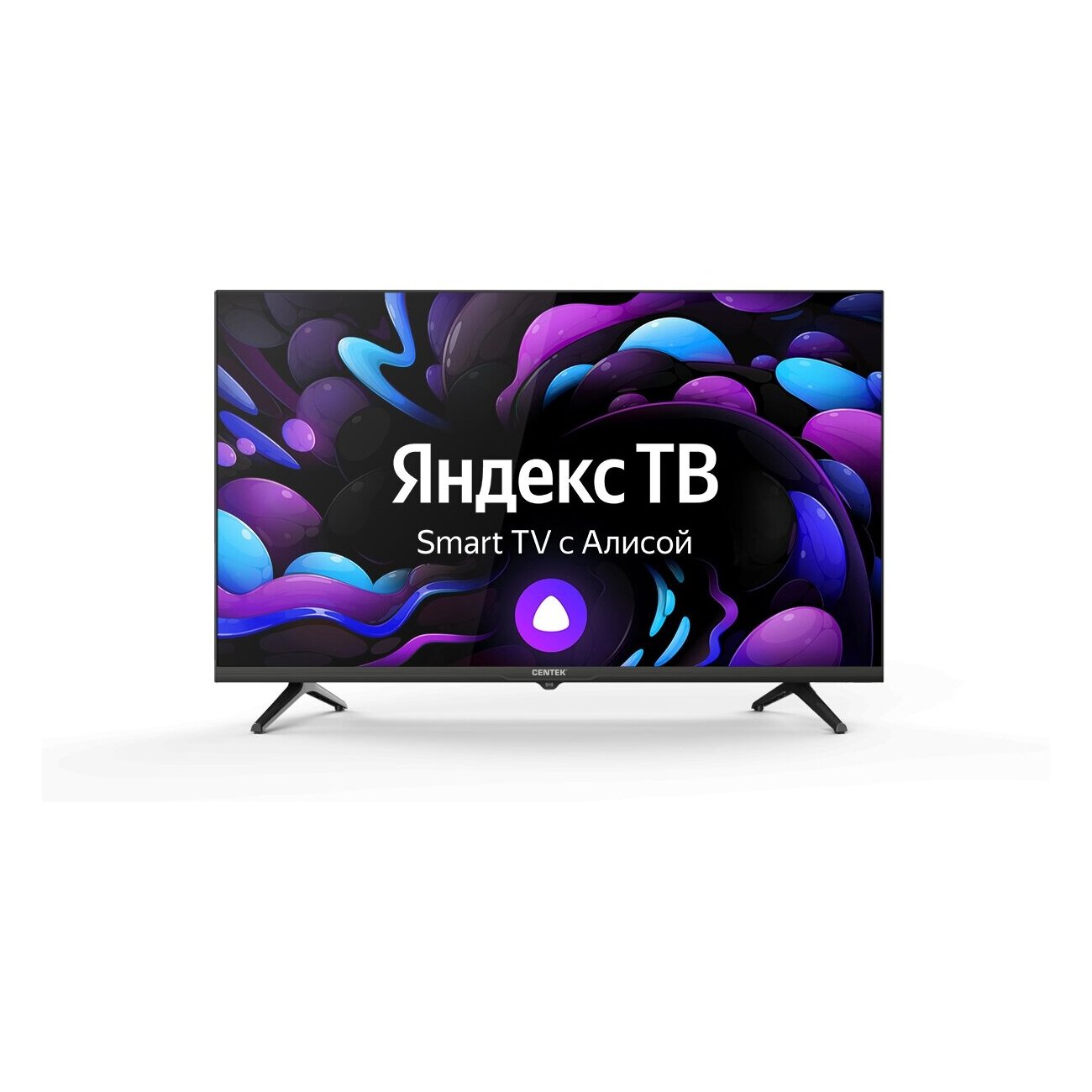 Телевизор 32" Centek CT-8732 черный 1366x768, HD Ready, 60 Гц, Wi-Fi, Smart TV, Яндекс ТВ