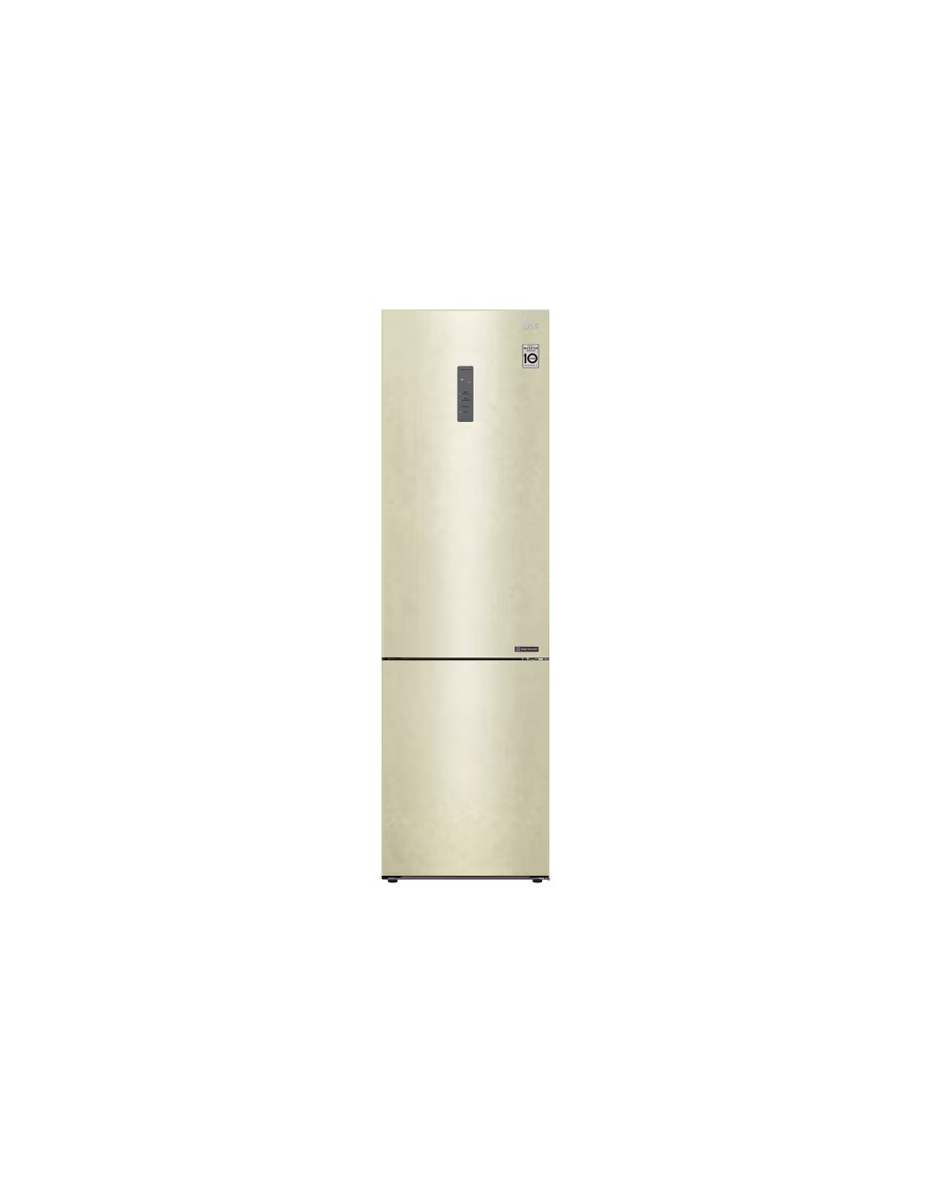 Холодильник LG GA-B509CEWL бежевый двухкамерный 59.50х203х68.20 см No Frost Общий объем холодильной камеры 277 л Общий объем холодильника 384 л
