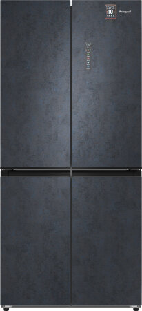 Холодильник Weissgauff WCD 450 Rock Glass NoFrost Inverter