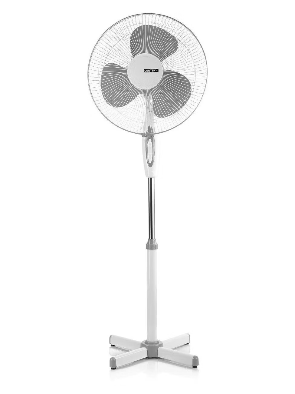 Вентилятор напольный Centek CT-5015 Gray 40Вт, LED, 43см, 1.25м, 3 скорости, автоповорот