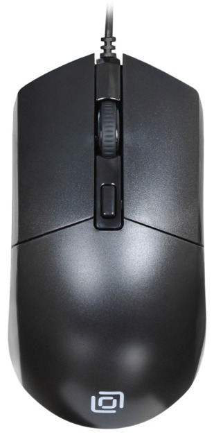 Мышь проводная Oklick 207M, оптическая, USB, 2400dpi, черный