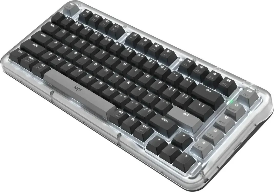 Клавиатура Logitech K75M (920-013299) механическая графитовый USB беспроводная BT/Radio Multimedia подставка для запястий