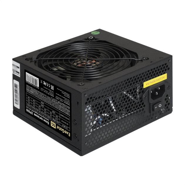Блок питания Exegate XP600 (EX219465RUS-PC) 600W ATX 12cm fan + кабель