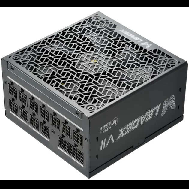 Блок питания Super Flower Power Supply Leadex VII (SF-850F14XP), 850W, ATX 3.0, 140mm, 12xSATA, 3xPCI-E(6+2), 1x12VHPWR, APFC, 80+ Platinum