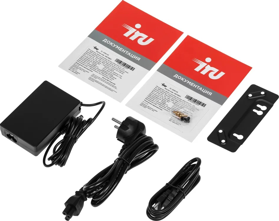 Неттоп IRU Tactio 525 (2164239) Ryzen 5 6600H (3.3) 16Gb SSD512Gb 660M Windows 11 Pro GbitEth WiFi BT 120W черный (RUS)