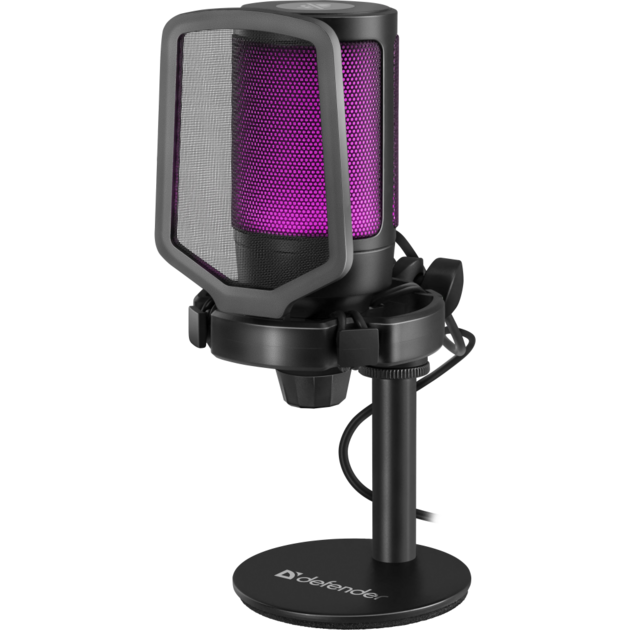 Микрофон DEFENDER Impulse GMC 600 (64660) USB RGB 1.7m