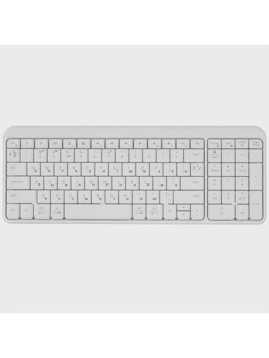 Клавиатура Logitech K251 белый беспроводная BT Multimedia (920-013364)