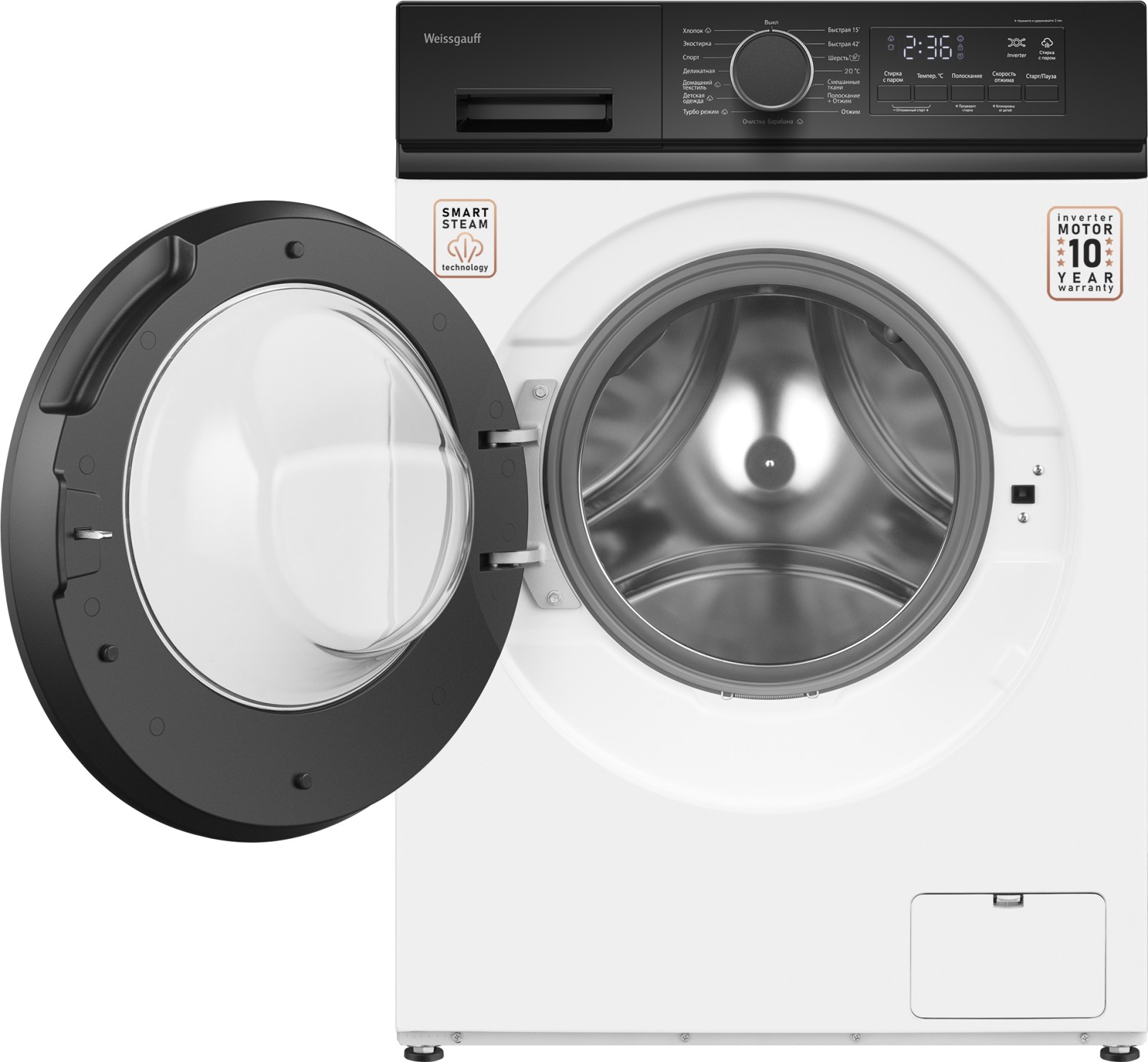 Стиральная машина Weissgauff WM 41106 Inverter Steam
