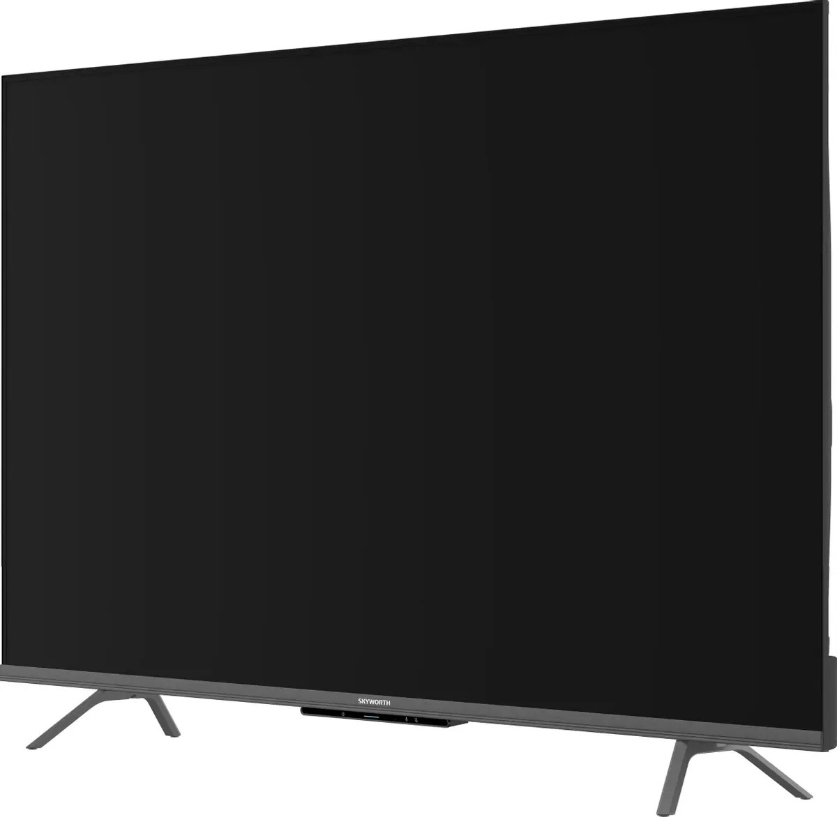 Телевизор 43" Skyworth 43Q66H черный QLED 3840x2160, 4K Ultra HD, 60 Гц, Wi-Fi, Smart TV, Google TV