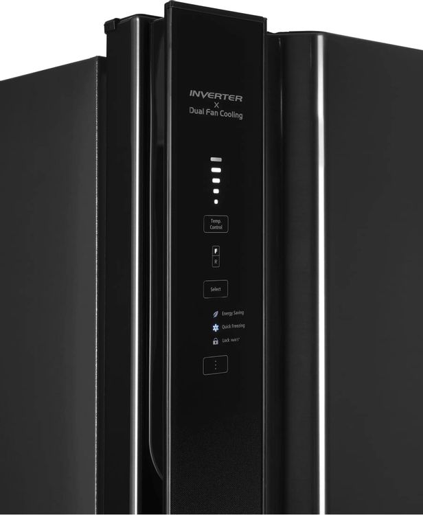 Холодильник Hitachi R-V660PUC7-1 BBK черный бриллиант