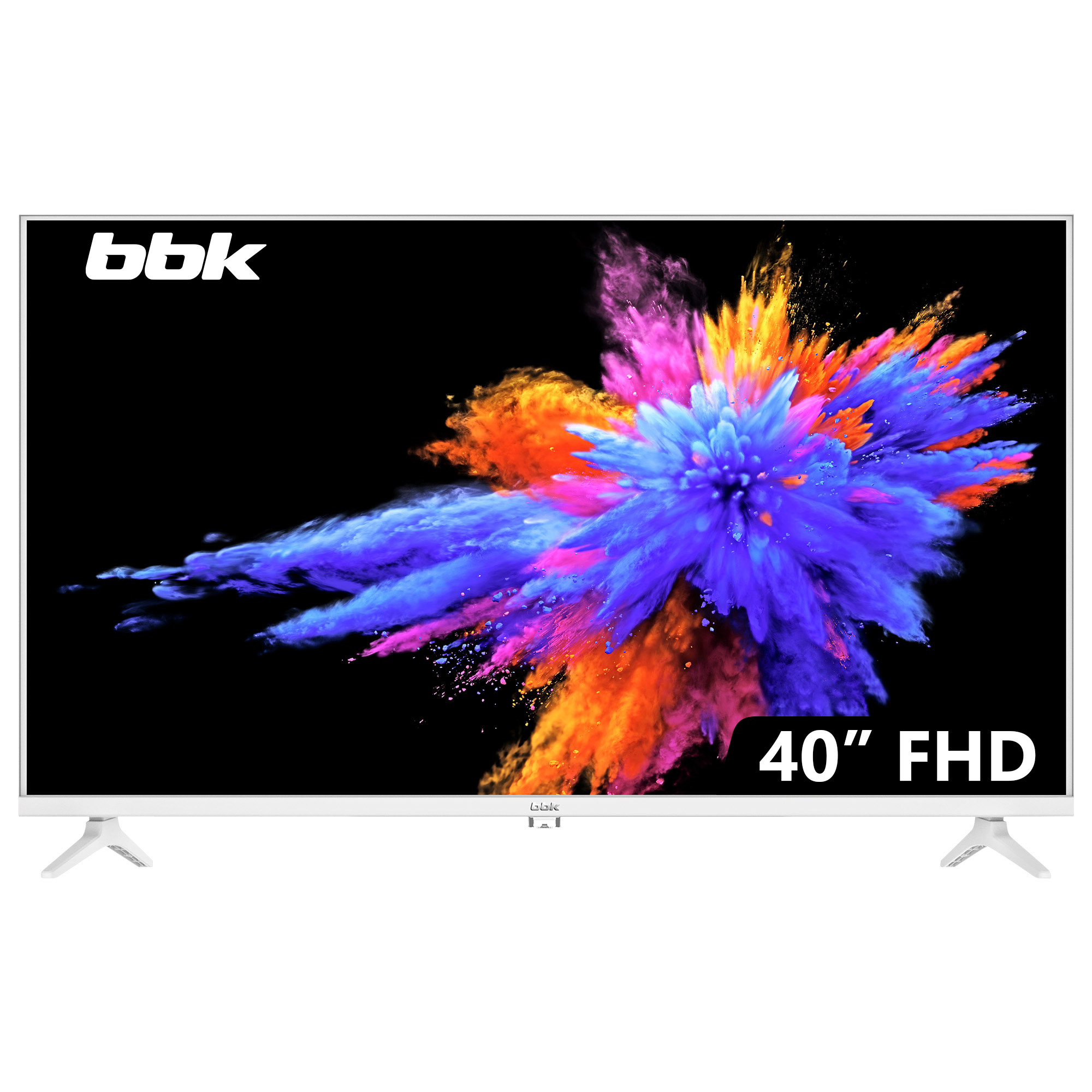 Телевизор 40" BBK 40LEM-1054/FTS2C (W) белый 1920x1080, Full HD, 60 Гц, Wi-Fi, Smart TV, Android TV