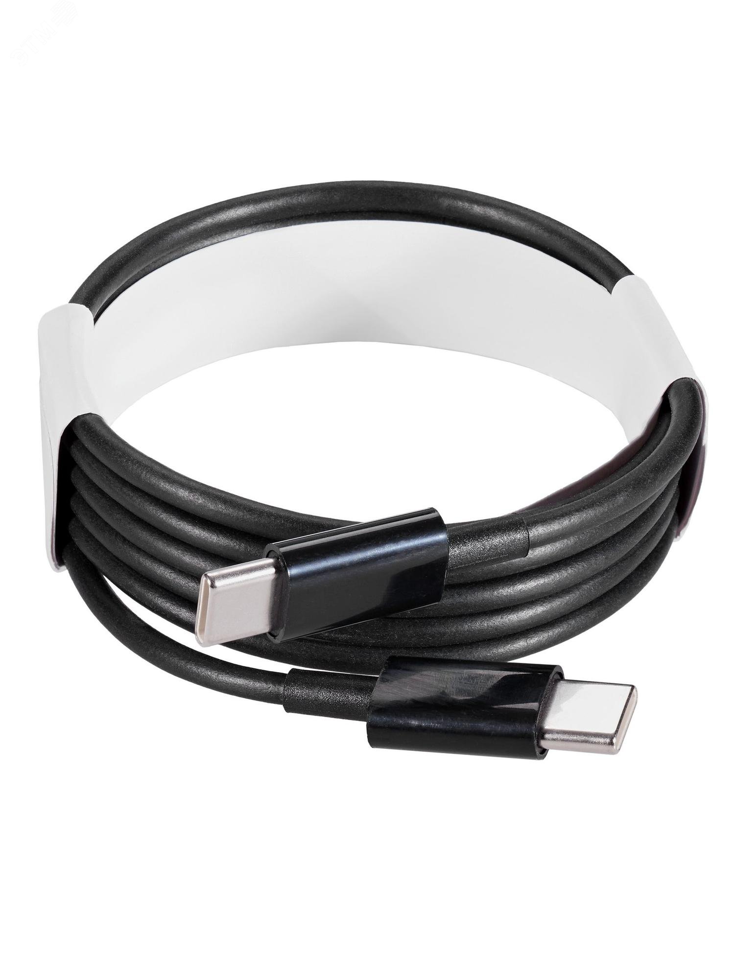 Кабель iOpen ACU505-B-1.2M USB 2.0 Type-C-Type-C 480Мб/с, 60Вт, 1.2метра черный