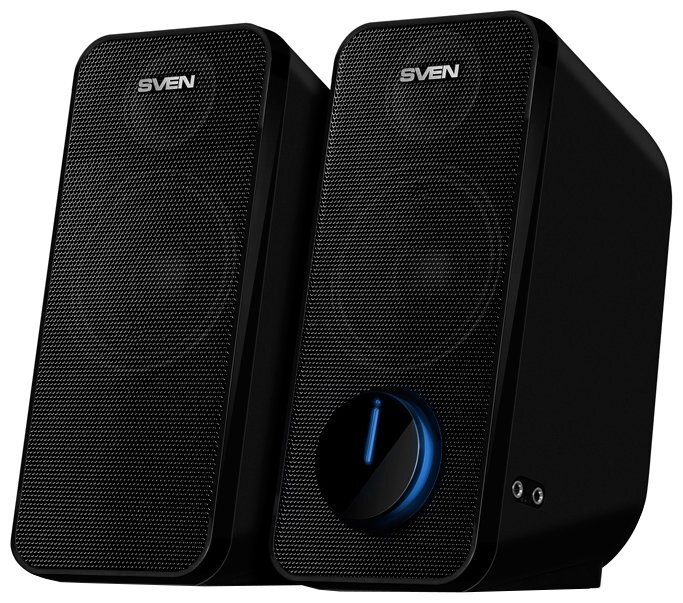 Акустическая система 2.0 SVEN 470, чёрный, USB, мощность 2x6 Вт(RMS)