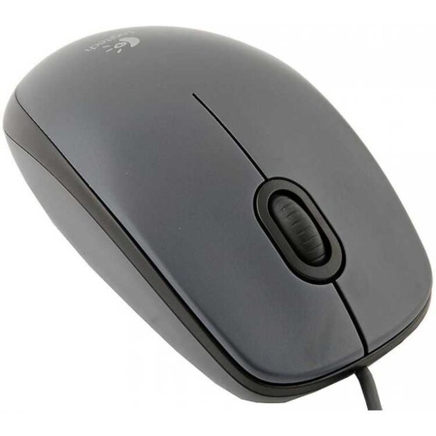 Мышь Logitech Mouse M90 Optical, USB Dark Grey RTL (910-001793,910-001794,910-001795,910-001970)