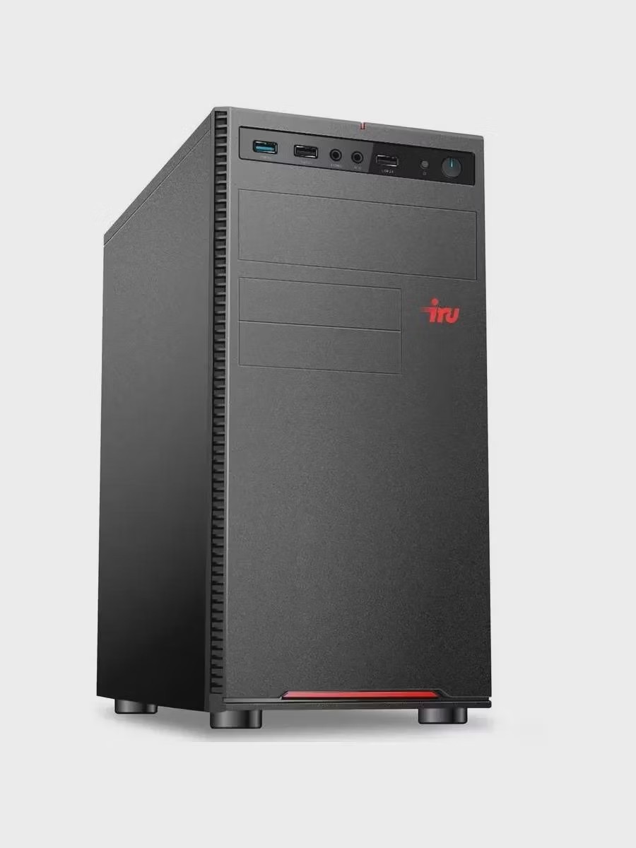 ПК iRU Planio 310H6SEV (2112845) Intel Core i3 12100, DDR4 16ГБ, 512ГБ(SSD), Intel UHD Graphics 730, FreeDOS, черный