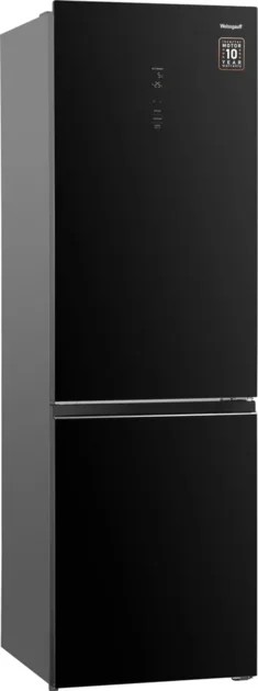 Холодильник Weissgauff WRK 185 Total NoFrost Inverter Black Glass