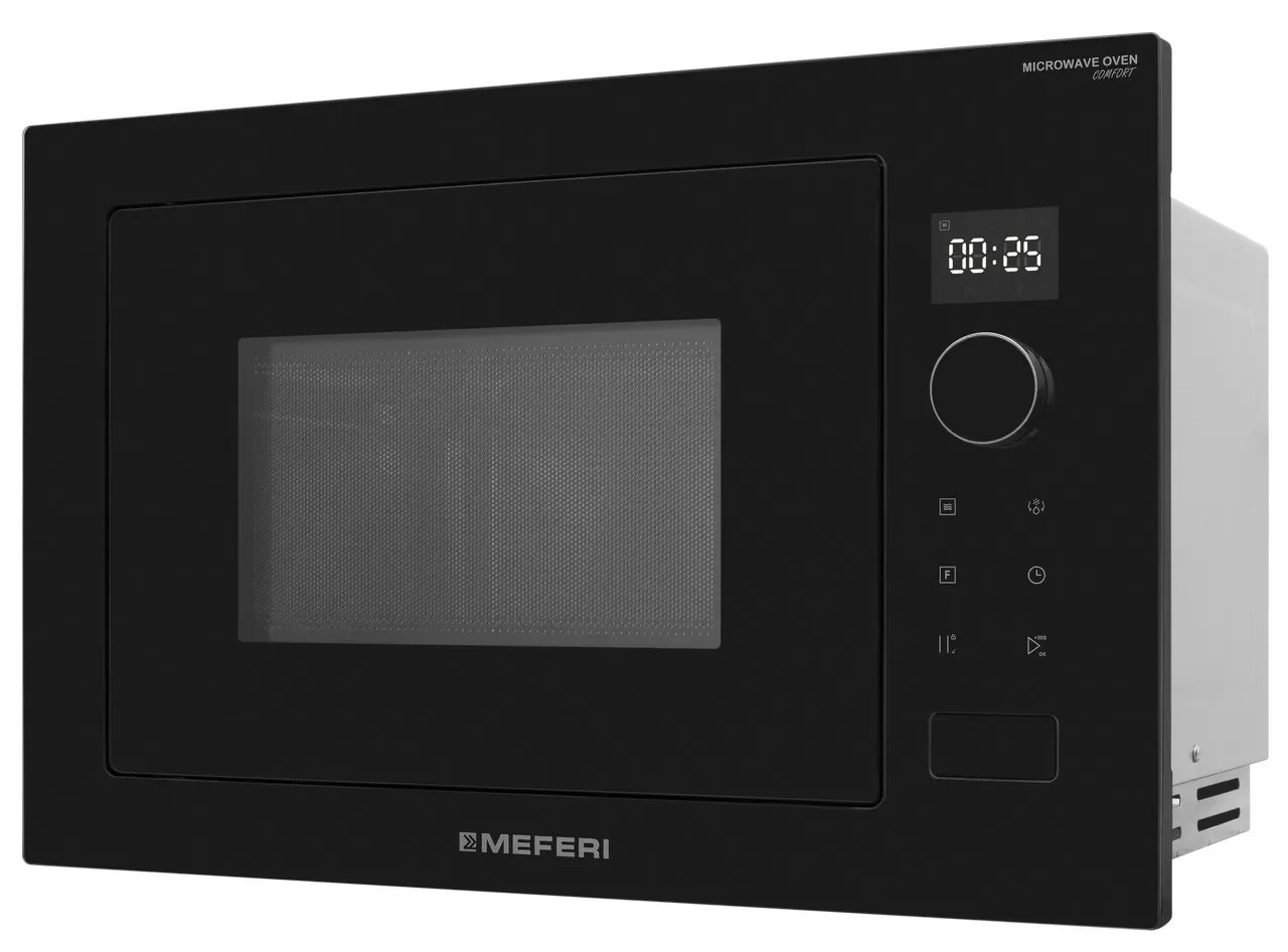 Встраиваемая микроволновая печь MEFERI MMO6025BK Comfort