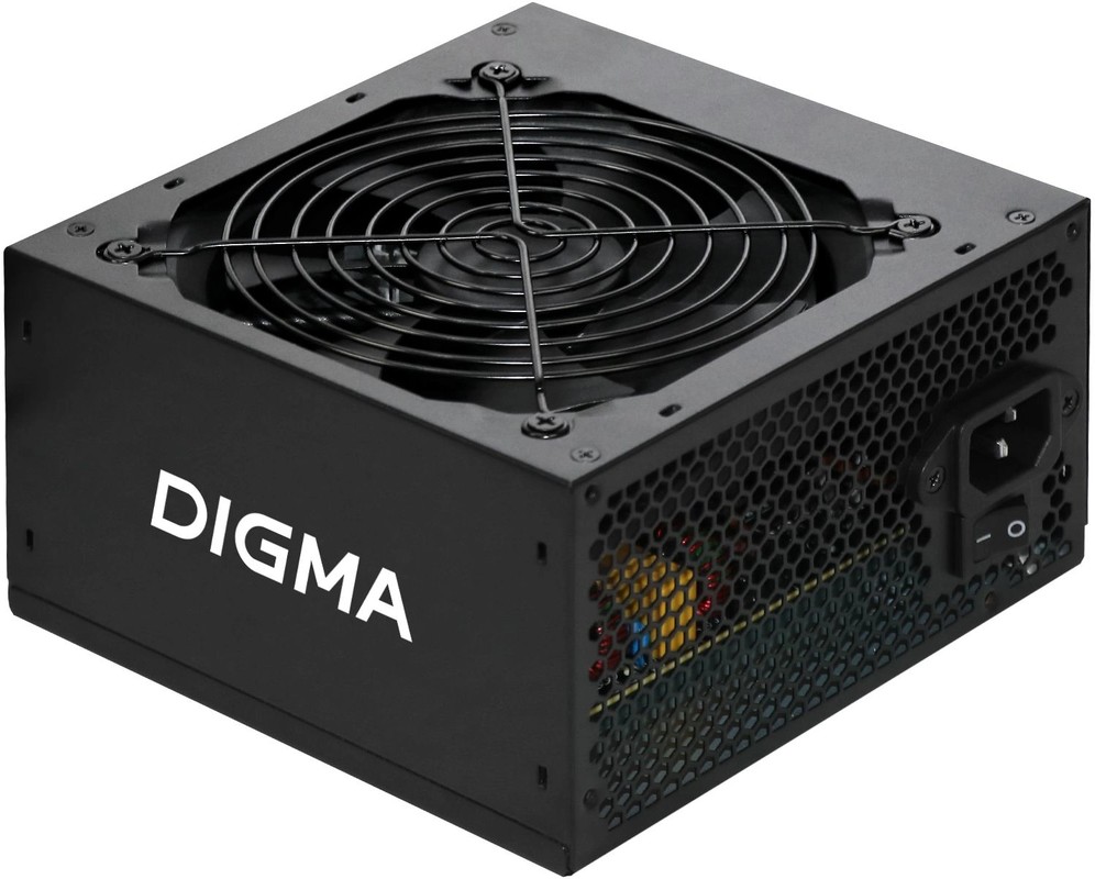 Блок питания Digma DPSU-600W ATX 600W (20+4pin) 120mm fan 4xSATA RTL