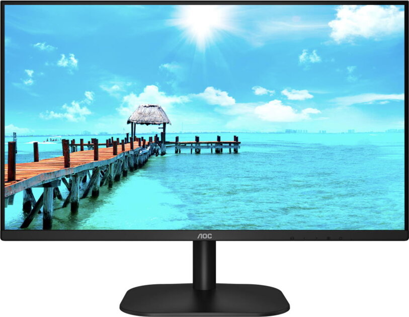 Монитор 27" AOC 27B2DM Black,VA, 1920x1080, 75Hz, 4 ms, 178°/178°, 250 cd/m, 20M:1, +DVI, +HDMI 1.4