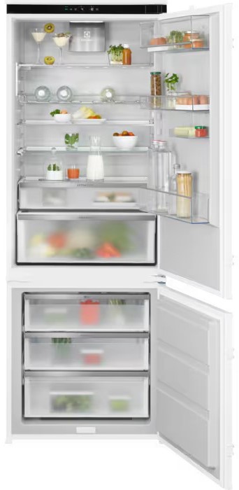 Встраиваемый холодильник ELECTROLUX KNP7TE75S комбинированный No Frost 1884x696x549, сенсорное управление с символьным дисплеем