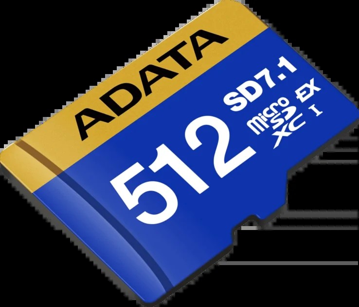 Карта памяти A-DATA UD512GEX3L1-C microSD 512GB Premier Extreme microSDXC SD7.1 Express card Class 10 UHS-I U3 V30S 800/700 MB/s