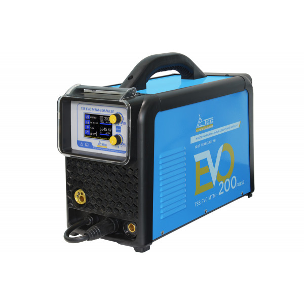 Сварочный полуавтомат ТСС EVO MTM-200 Pulse (35272) инвертор MMA/TIG/MIG 5.04кВт
