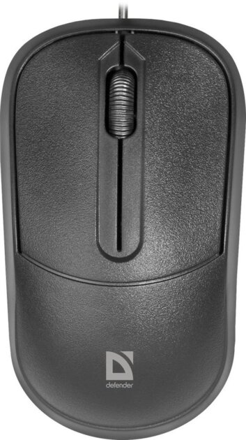Мышь Defender Patch ISA-531 Black, 3 кн., 1000 dpi, USB