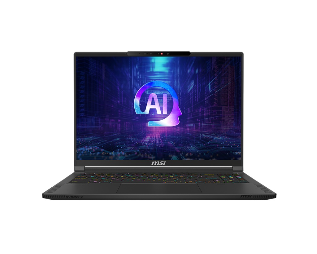 Ноутбук MSI Stealth 16 AI A2HWFG-086XRU (9S7-15F535-086) Intel Core Ultra 7 255H, 32Gb, SSD1Tb, RTX5060 8Gb, 16", OLED, WQXGA, 2560x1600, 240Hz, NoOS, Black
