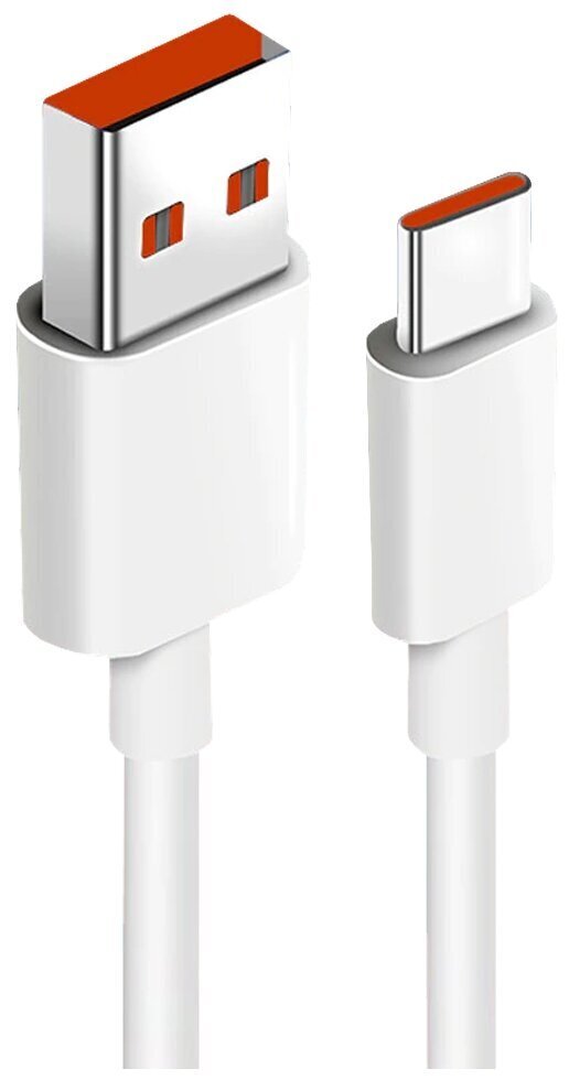 Кабель Xiaomi USB-A to Type-C 6A 1m белый BHR4915CN