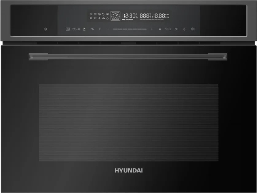 Встраиваемый духовой шкаф Hyundai HMEO 6580 DX черный