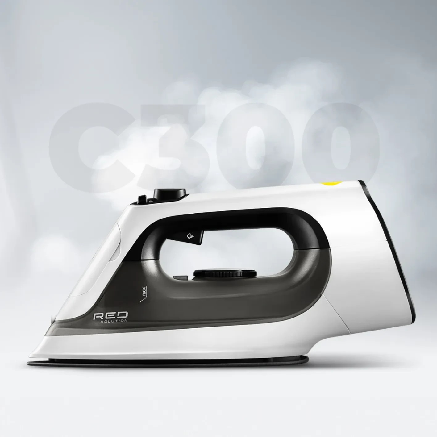 Утюг RED SOLUTION C300 белый/серый