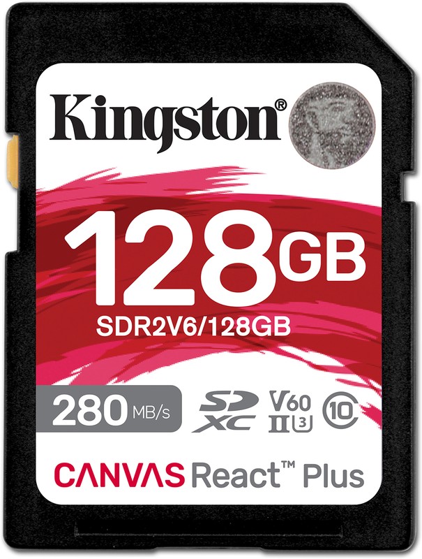 Карта памяти SDXC 128GB Kingston SDR2V6/128GB Canvas React Plus w/o adapter