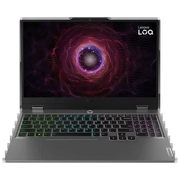 Ноутбук Lenovo LOQ 15ARP9 (83JC00PKSA), 15.6", AMD Ryzen 5 7235HS, RAM 16 ГБ, SSD 512 ГБ, NVIDIA GeForce RTX 3050 для ноутбуков (6 Гб), Без системы, серый, Русская раскладка