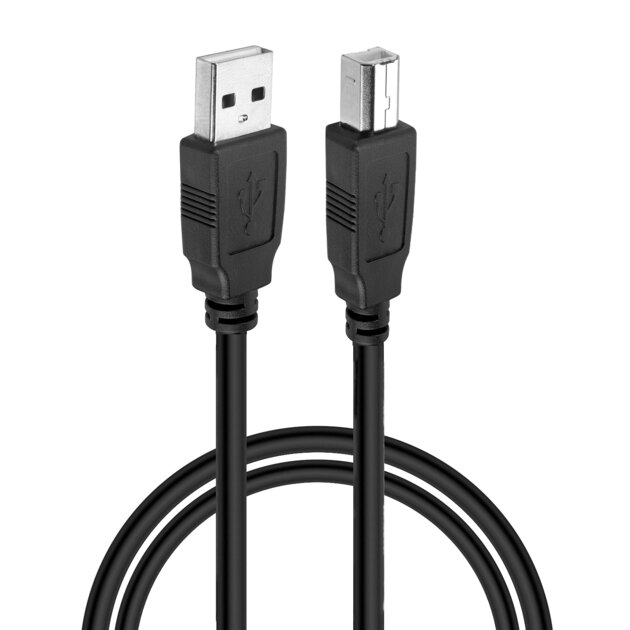 Кабель USB 2.0 для принтера , 3 метров (Black)