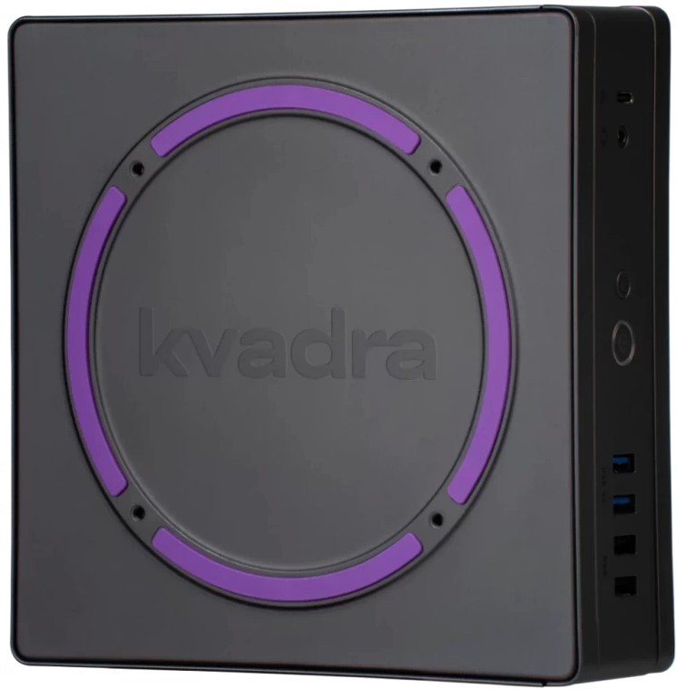 Неттоп KVADRA TAU mini РСЕН.466259.010 (Y20SYSCAS410R-XXXX) i3 12100/8192Mb/256SSDGb/Wi-Fi/клавиатура K30+мышь M30(проводной)/black/noOS.Га