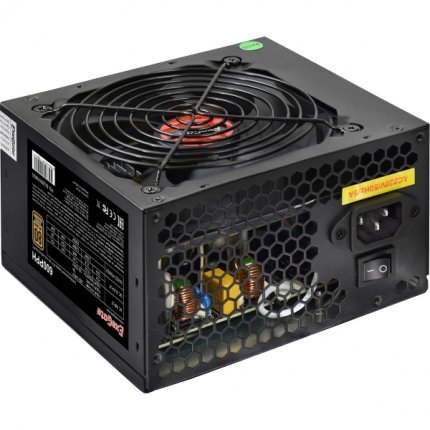 Блок питания ExeGate 600PPH-S EX280578RUS-S 600W, 80+Bronze, ATX, black, APFC, 12cm, 24p, (4+4)p, 5*SATA, 3*IDE