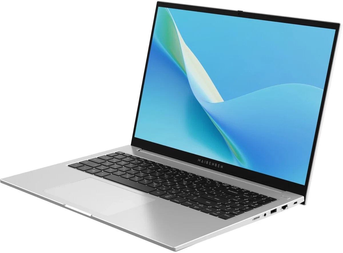 Ноутбук Maibenben M16B 16" (M16B-R574UM0F14LS3E10) (1920x1200 IPS (60Hz)), AMD Ryzen 5 7430U(2.3Ghz), 16384Mb, 512PCISSDGb, Int:AMD Radeon, Cam, BT, WiFi, 55WHr