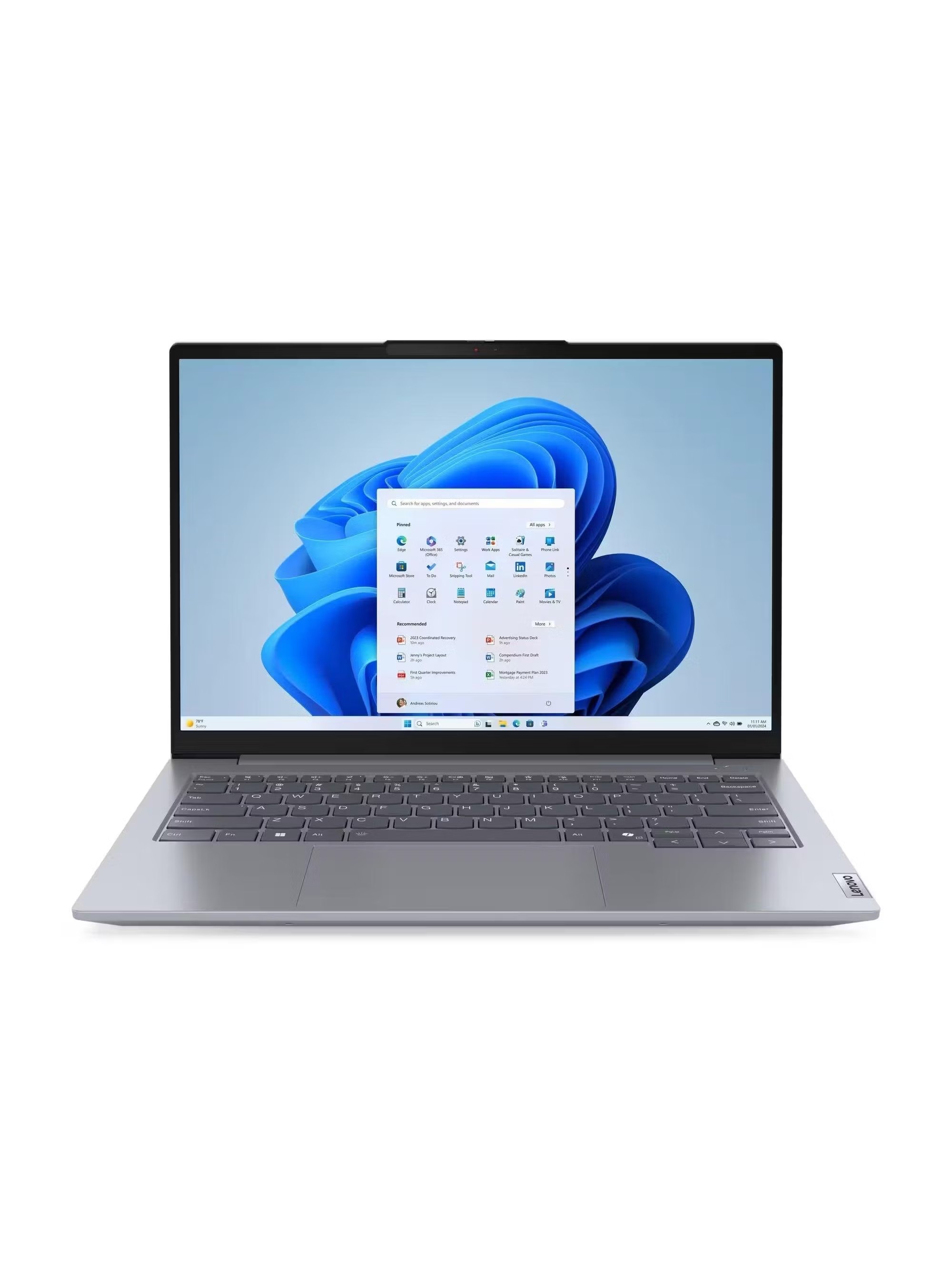 Ноутбук Lenovo ThinkBook 14 G7 ARP (21MV00A5AK_32Win11P) AMD Ryzen 5 7535HS 3300MHz/14"/1920x1200/32GB/512GB SSD/AMD Radeon 660M/Wi-Fi/Bluetooth