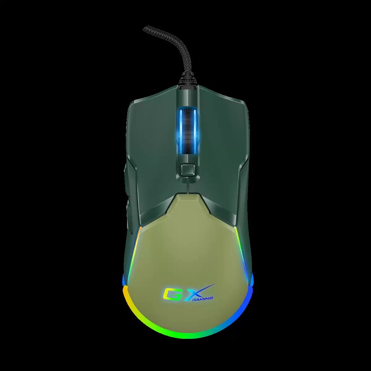 Мышь Genius Scorpion M700 кабель 1.8м/зеленый