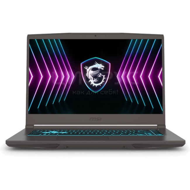 Ноутбук MSI Thin 15 B2RVE-3603XRU (9S7-16R831-3603) Core 7 240H 16Gb SSD512Gb NVIDIA GeForce RTX4050 6Gb 15.6" IPS FHD (1920x1080) без ОС grey WiFi