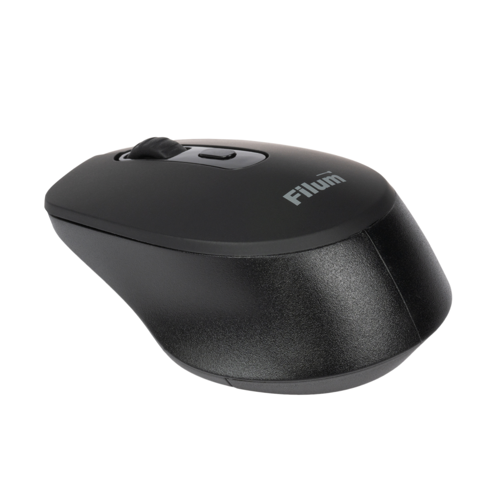 Мышь Filum FL-MW05-BK Wireless черная, 800-1600dpi, 4кн., USB