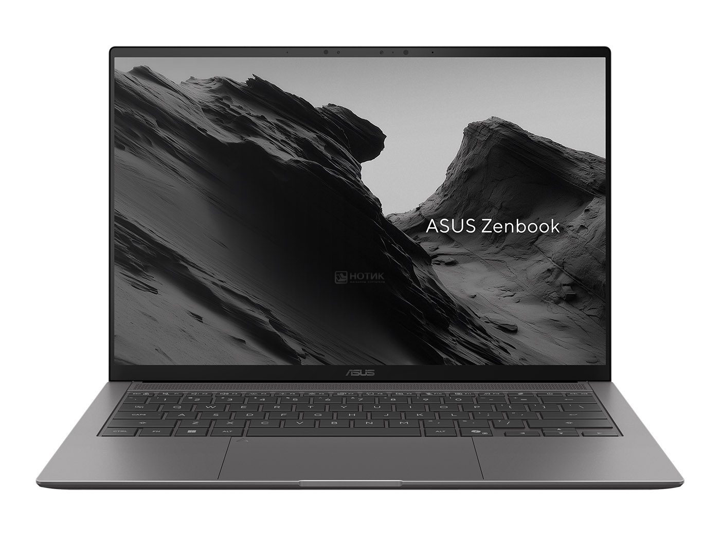 Ноутбук Asus Zenbook S14 UM5406GA-SW310W (90NB17G3-M00CB0-Win11H) Ryzen AI 9 465 24Gb SSD1Tb AMD Radeon 880M 14" OLED 3K (2880x1800) grey WiFi BT