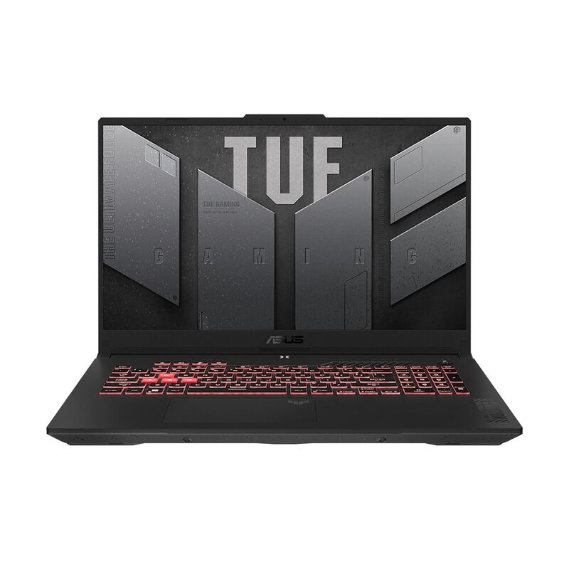 Ноутбук ASUS TUF Gaming A17 FA707NUG-HX156 (90NR0EF5-M009A0-Win11Pro) Ryzen 7 7445HS 16Gb SSD 512Gb Nvidia RTX 4050 6Gb 17,3 FHD KBD RUENG Серый