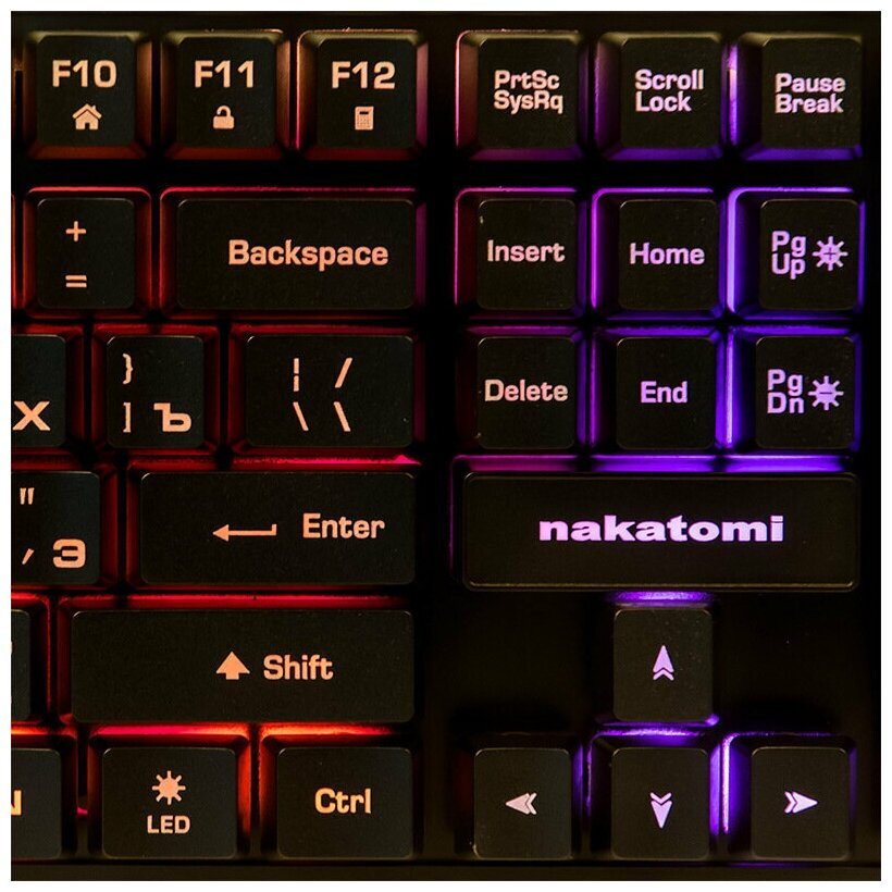 Клавиатура NAKATOMI KG-23U черный